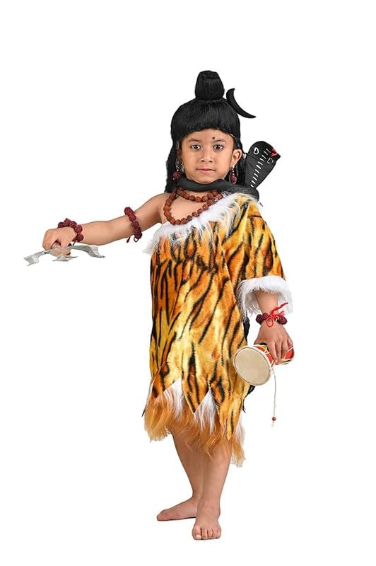 Lord Shiva Shankar Bhagwan|Without Chand | Hindu God Kids & Adults Fancy Dress Costume - Premium
