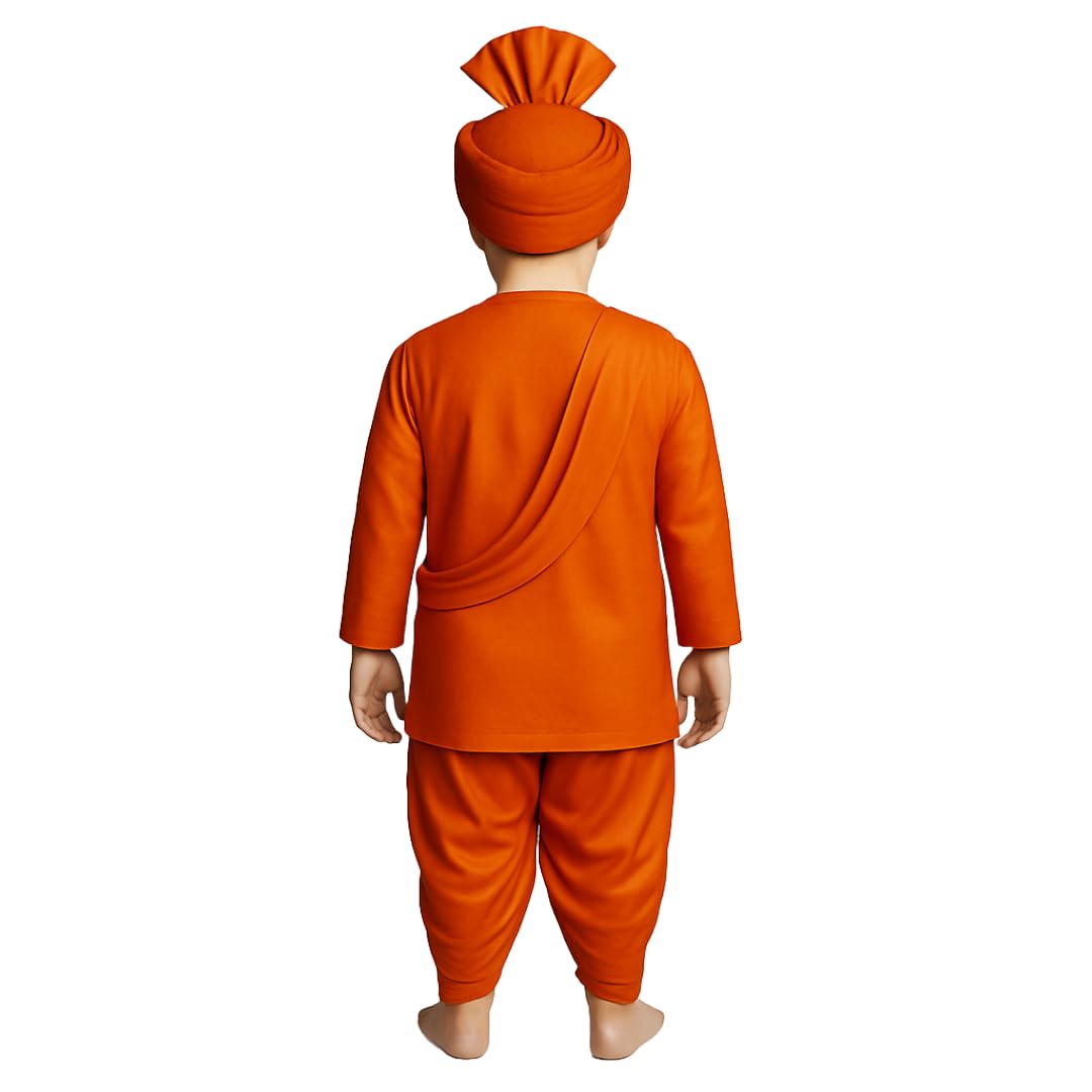 Swami Vivekanand Costume for Kids | Freedom fighter for boys