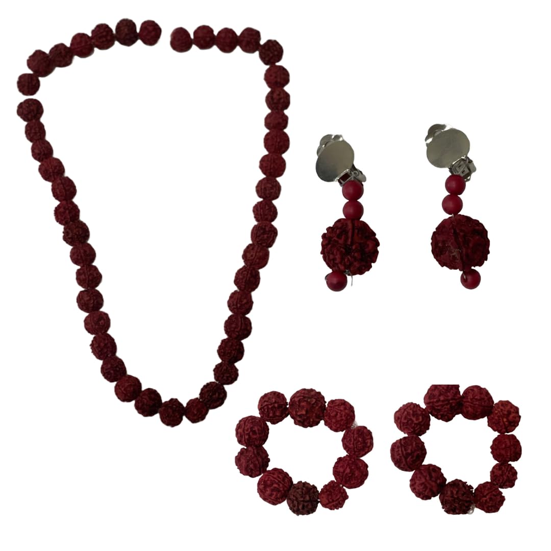 Vanwasi rudraksh jewellery set  for Kids Vanwasi look Fancy Dress Costume Accessory