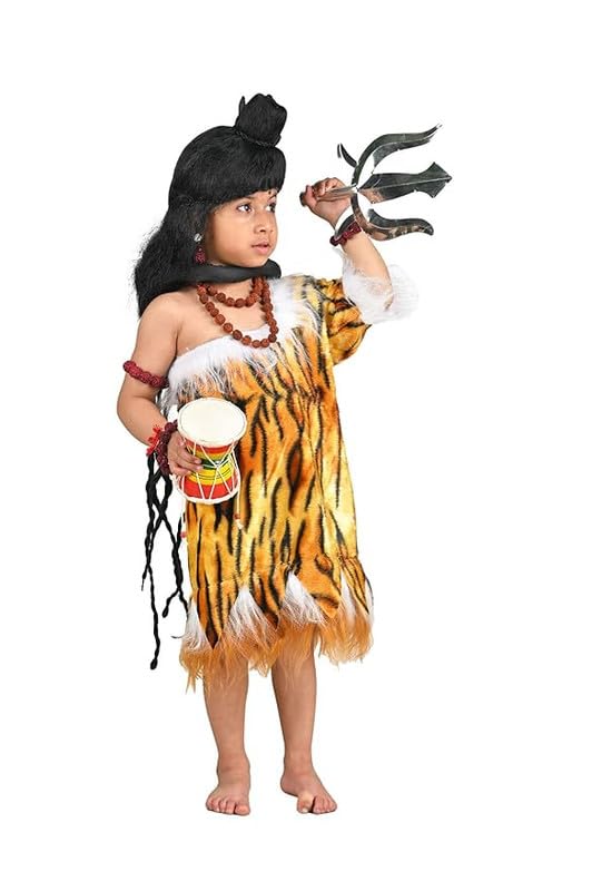 Lord Shiva Shankar Bhagwan|Without Chand | Hindu God Kids & Adults Fancy Dress Costume - Premium