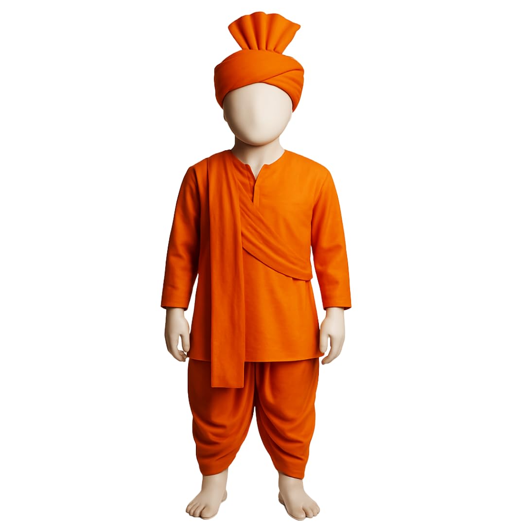 Swami Vivekanand Costume for Kids | Freedom fighter for boys