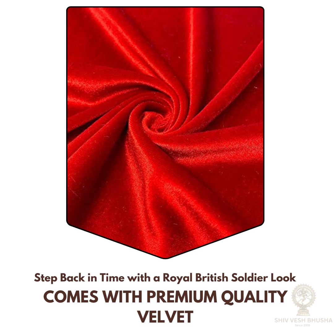 Red British Army Uniform|Kids British Army Soldier Costume-without Toy Rifle