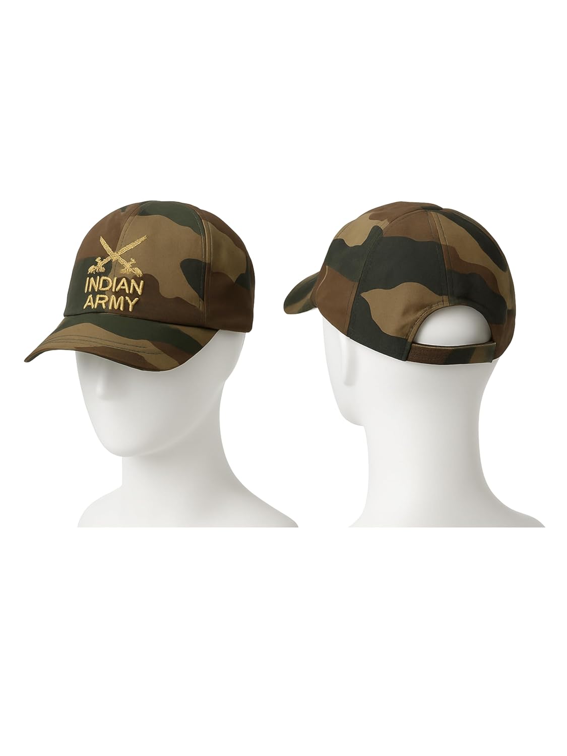 Kids Military Cap | Fancy Dress Army Costume Cap for Boys & Girls | Adjustable Cotton Army Print Hat for School Functions & Fancy Dress Competitions
