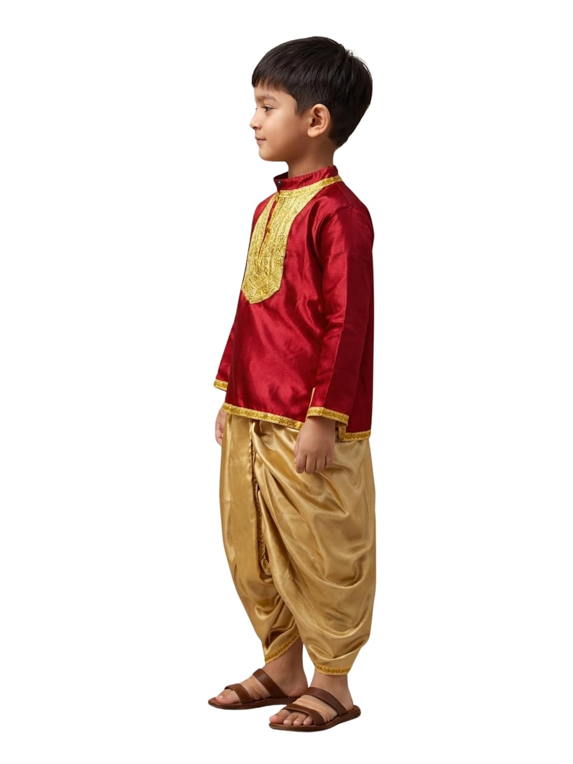 Ganesh Vandana Dance Costume for Kids | Traditional Ganpati Dance Dress