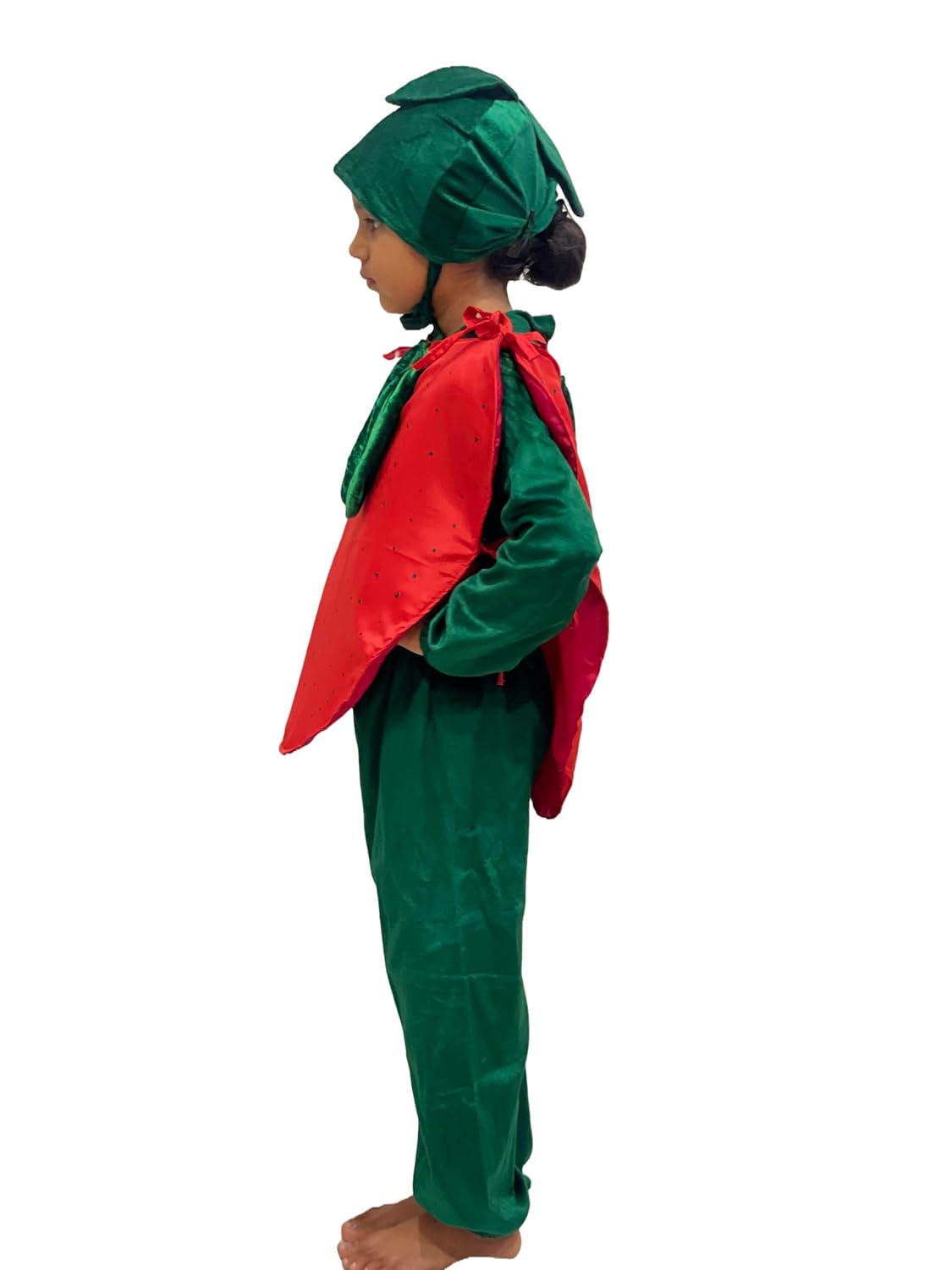 Kids Strawberry Fancy Dress Costume | Cute Red Fruit Outfit for Boys & Girls