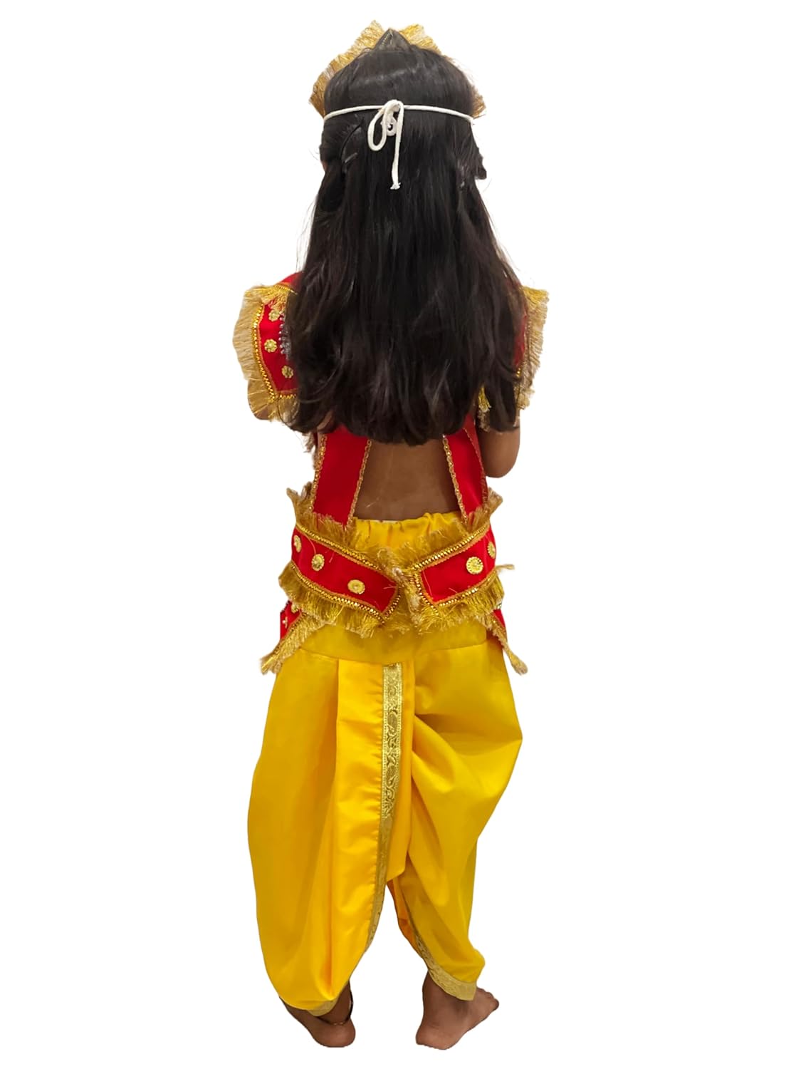 Kids Krishna Costume complete set for Janmashtami | Dwarkadish Dress for kids  (2-16 Years)