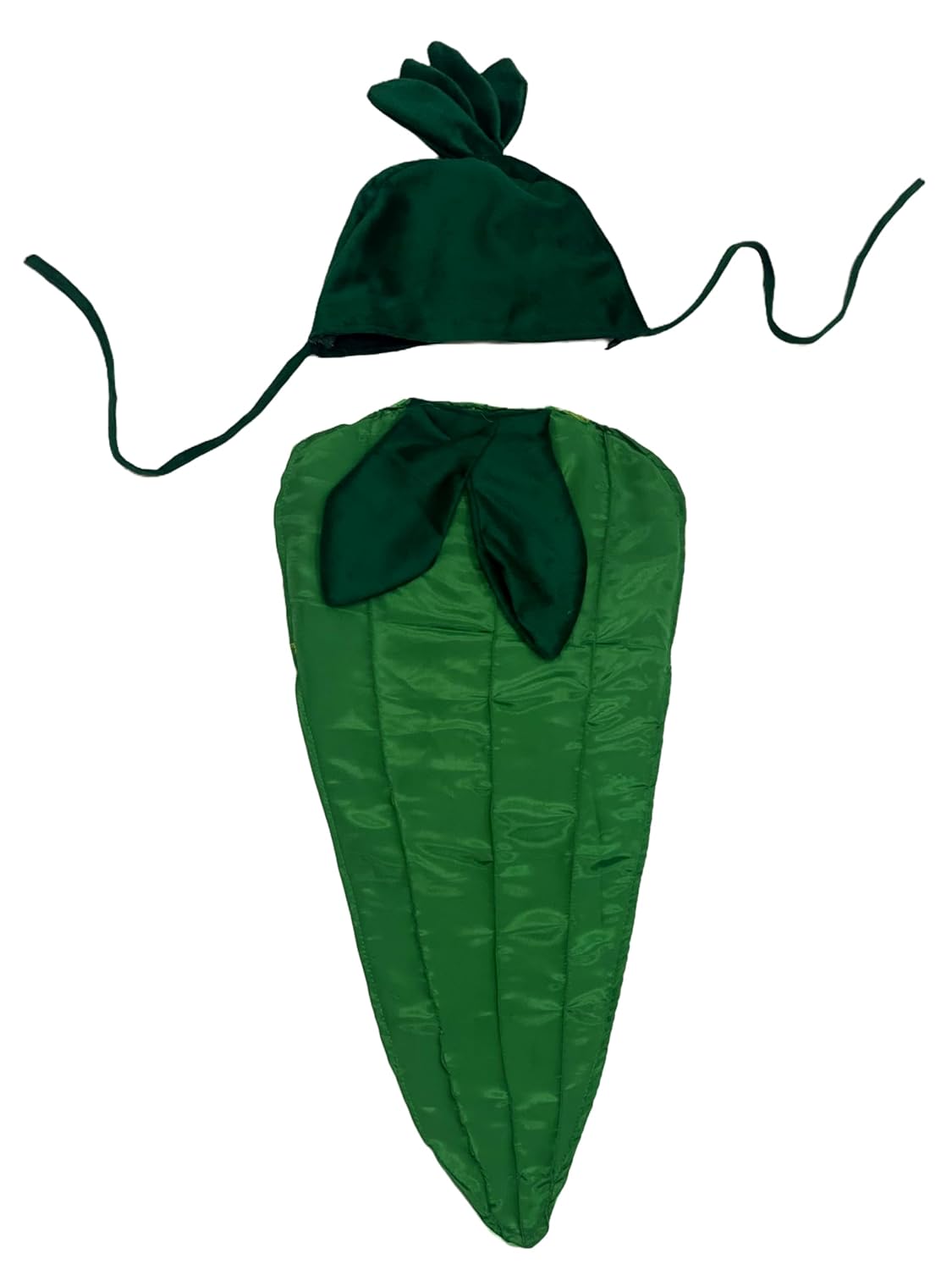 Ladyfinger (Bhindi) Costume for Kids –  Authentic ladyfinger body shape with Leaf Cap