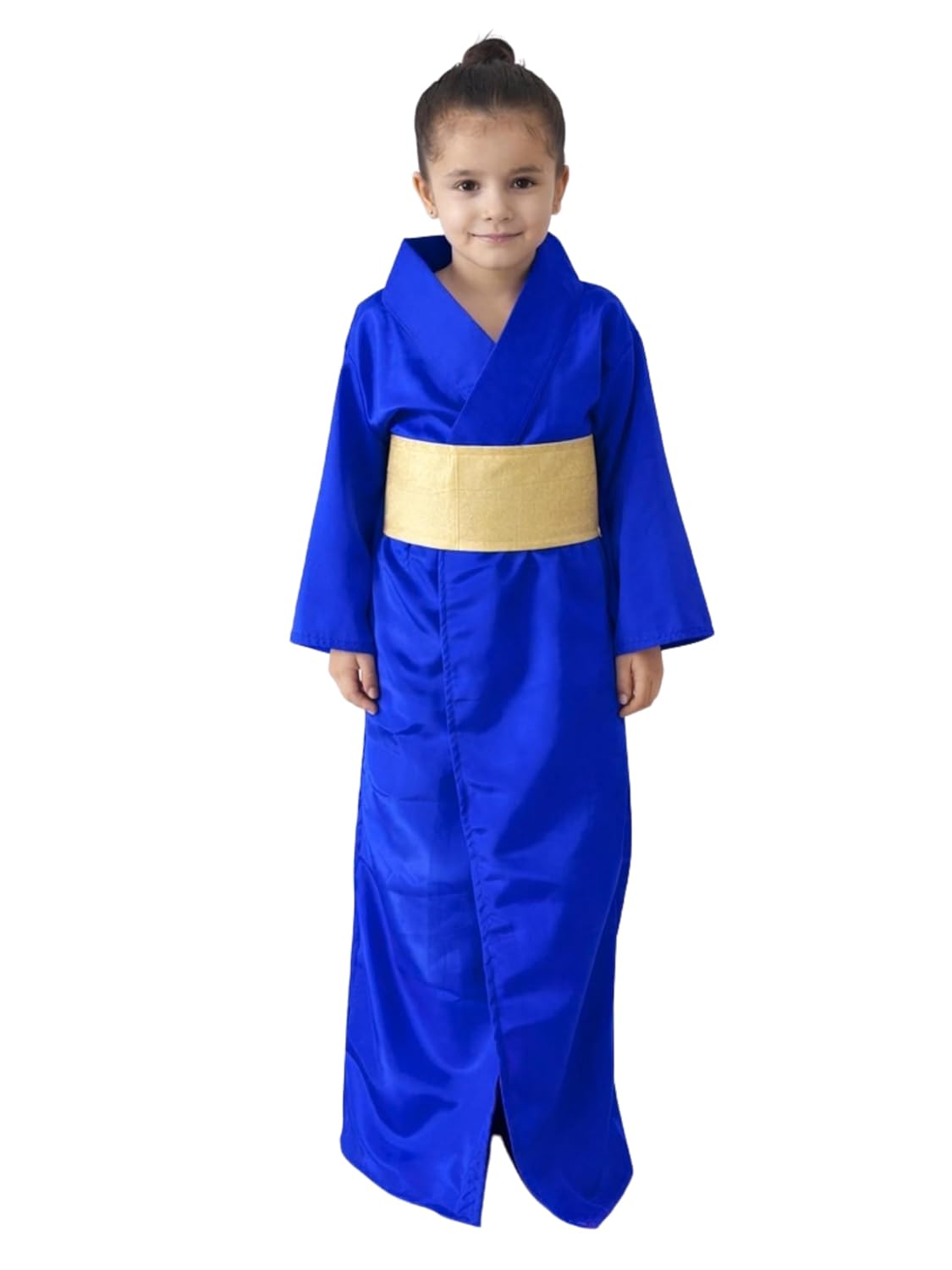 Japanese Kimono Costume with Belt for Kids & Adults | Traditional Japan Cultural Dress | International Country Fancy Dress Outfit |School Event & Cosplay Costume
