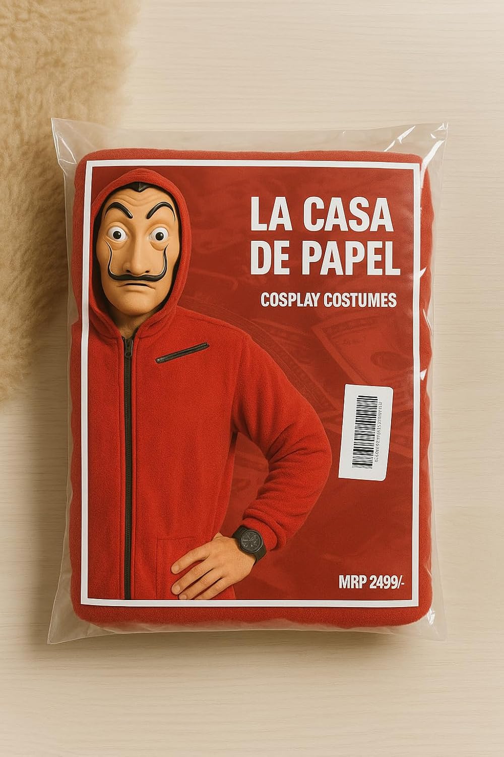 Money Heist Red Jumpsuit with Hood - Cosplay Costume