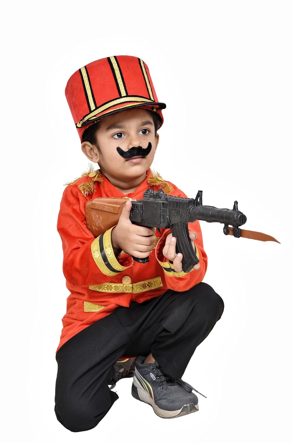 Red British Army Uniform|Kids British Army Soldier Costume-without Toy Rifle