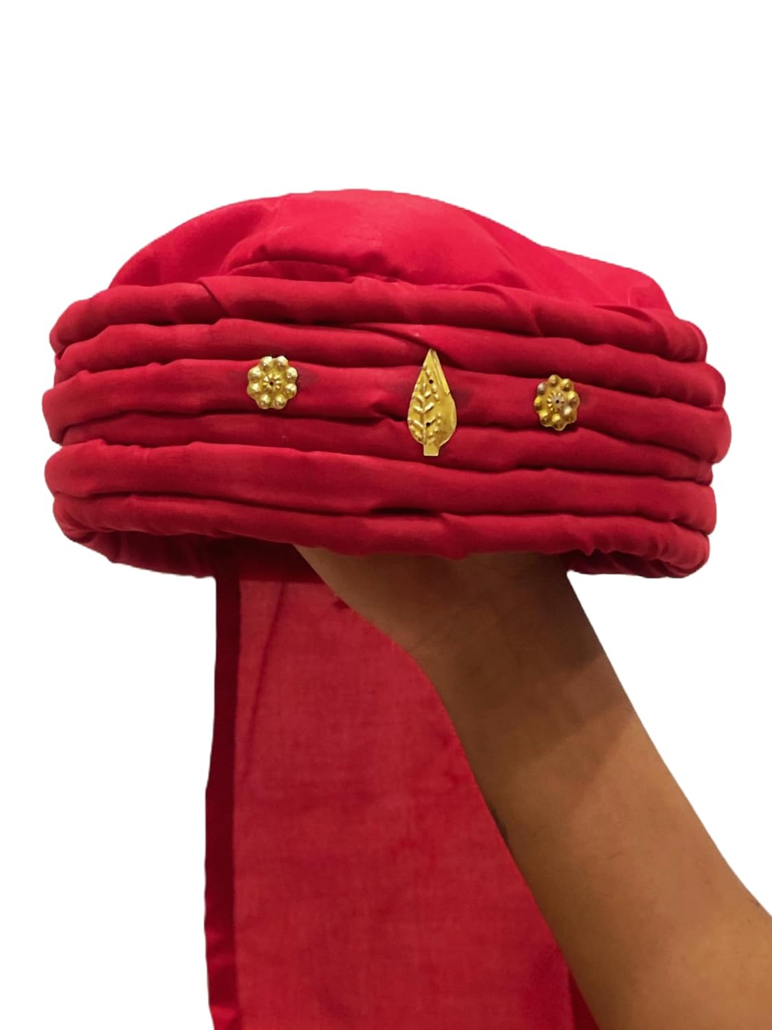 Red Rani Laxmi Bai Safa for Kids | Traditional Indian Turban