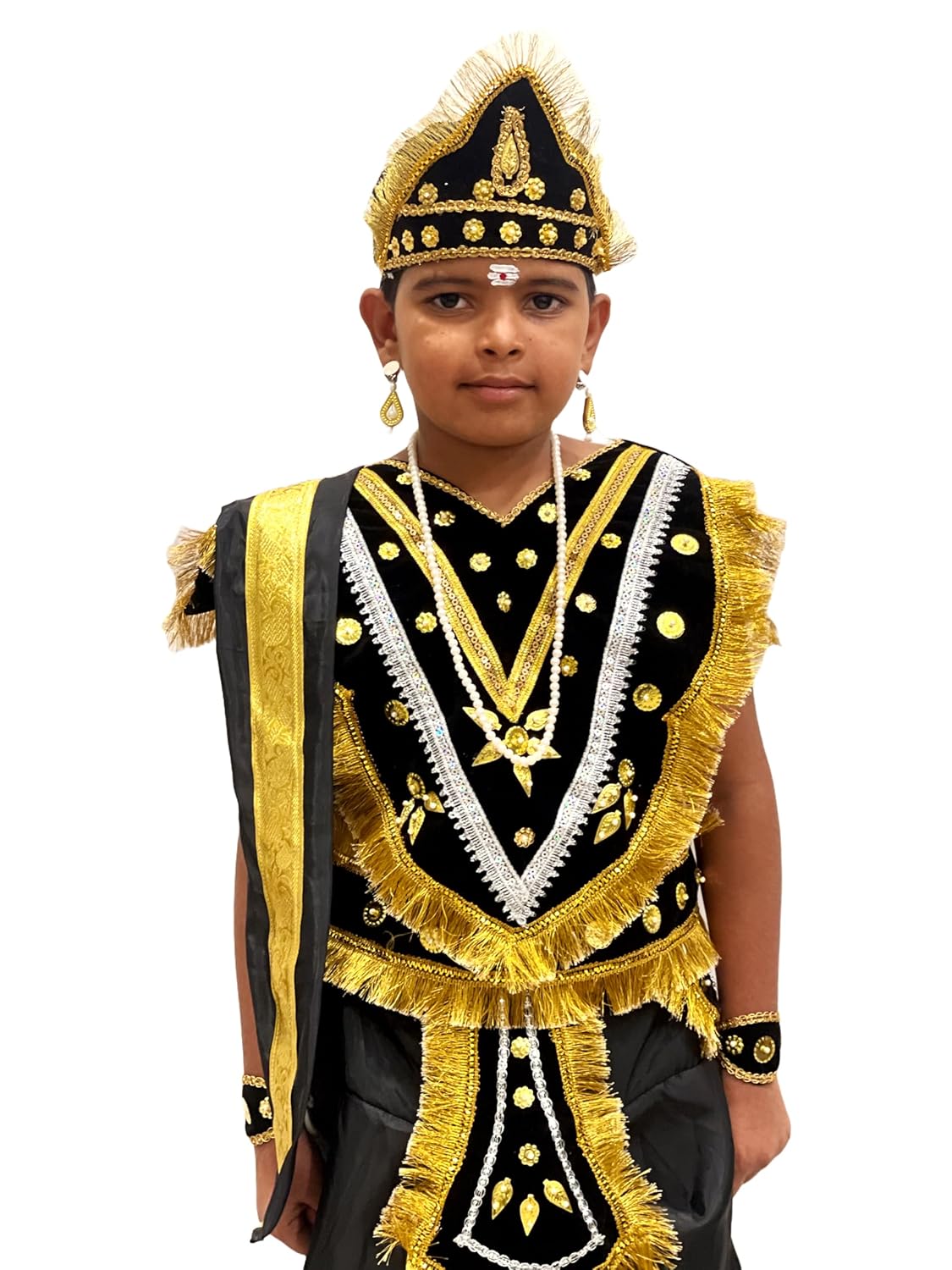 Kids Ravan & Kans Costume | Ravana Kansa Fancy Dress for Boys | Ramayana & Mahabharata Mythological Character Outfit for Fancy Dress Competitions