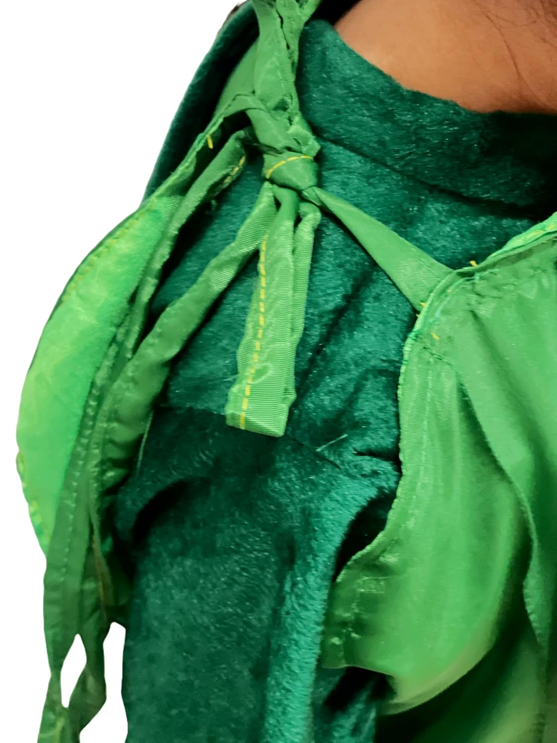 Ladyfinger (Bhindi) Costume for Kids –  Authentic ladyfinger body shape with Leaf Cap