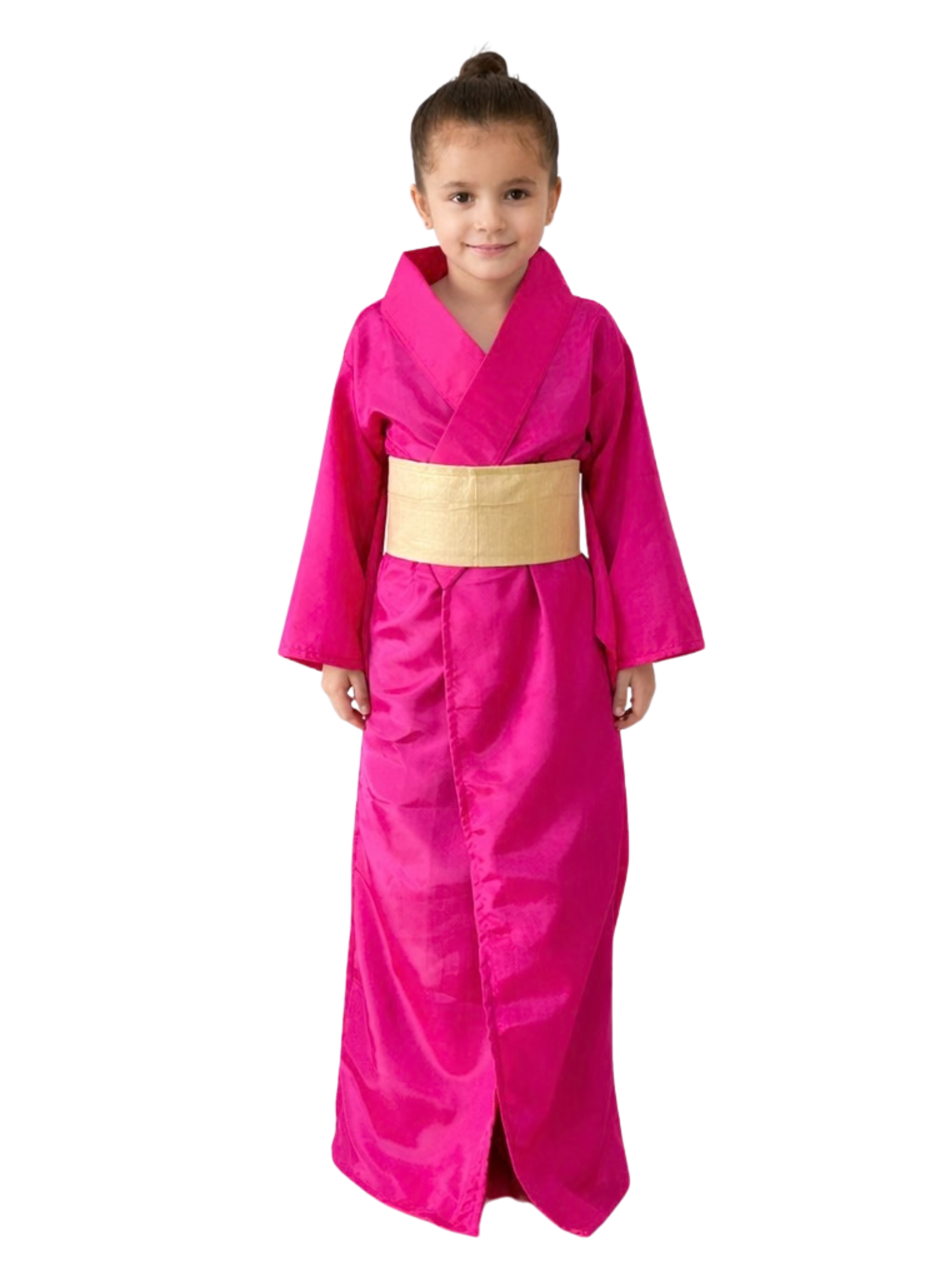 Japanese Kimono Costume with Belt for Kids & Adults | Traditional Japan Cultural Dress | International Country Fancy Dress Outfit |School Event & Cosplay Costume