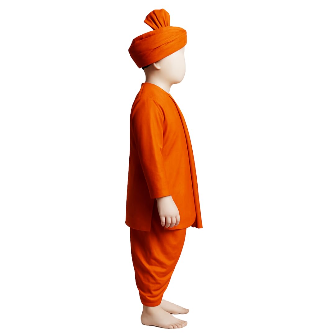 Swami Vivekanand Costume for Kids | Freedom fighter for boys
