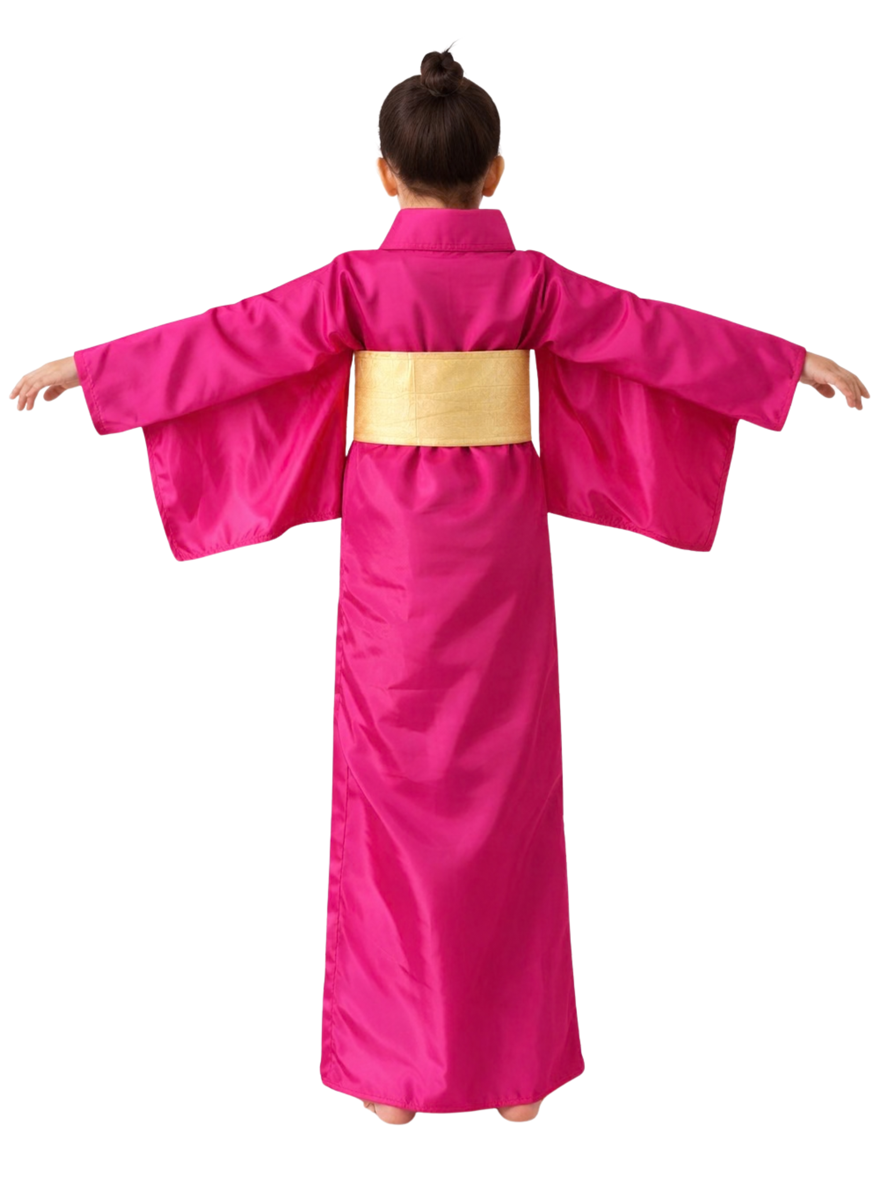 Japanese Kimono Costume with Belt for Kids & Adults | Traditional Japan Cultural Dress | International Country Fancy Dress Outfit |School Event & Cosplay Costume