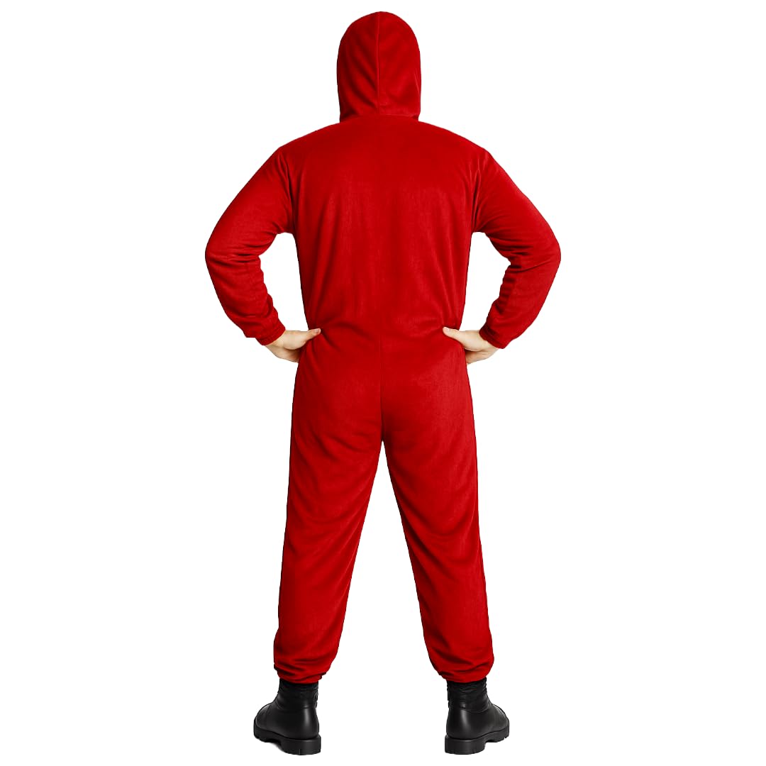 Money Heist Red Jumpsuit with Hood - Cosplay Costume