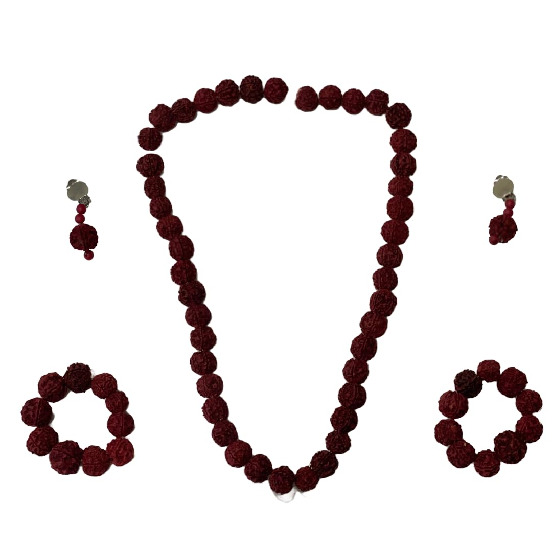 Vanwasi rudraksh jewellery set  for Kids Vanwasi look Fancy Dress Costume Accessory