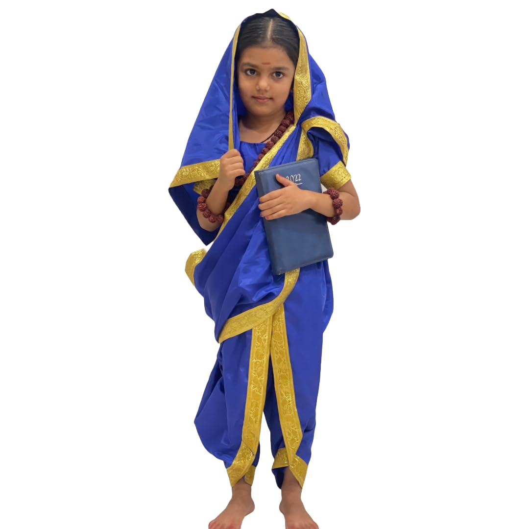 Savitri Bai Phule Costume | Girls Freedom Fighter Costume