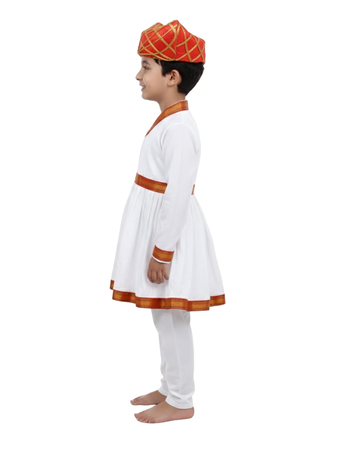 Maratha Costume for Kids |Tanaji outfit| Traditional Marathi Warrior| Kurta, Pajama & Maratha Pheta/Safa Set | Historical maratha costume (3-10 years)