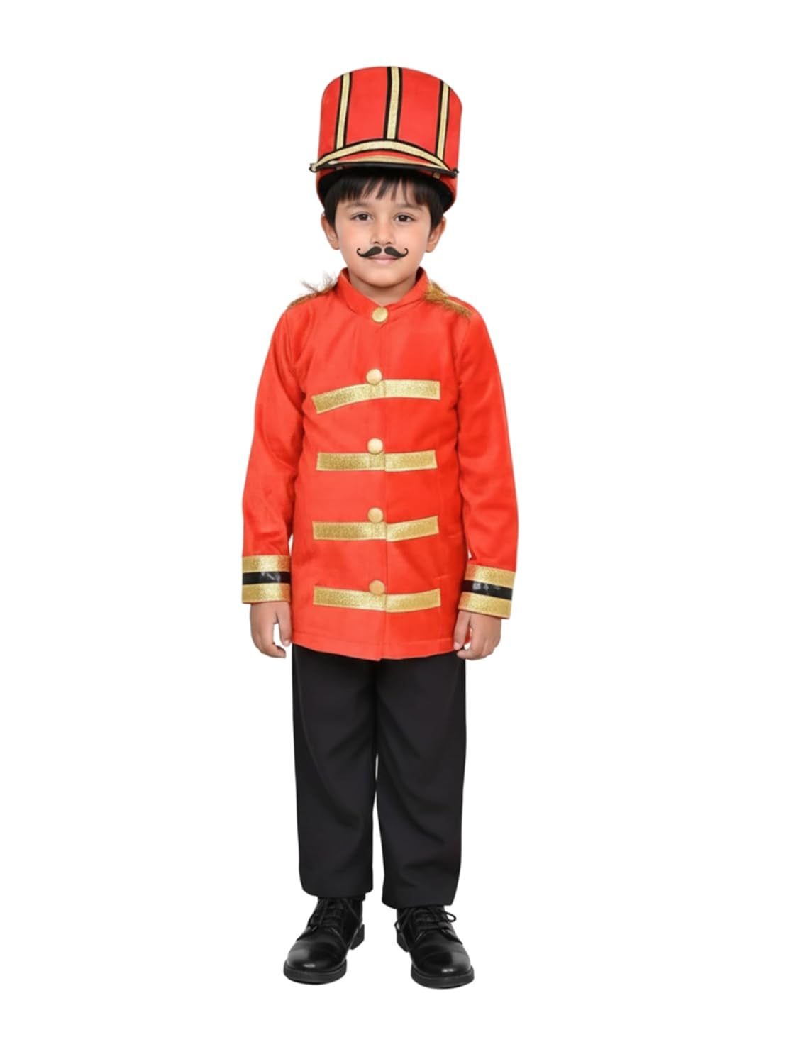 Mangal Pandey/Britisher Costume for Kids |Soldier Fancy Dress with Cap, Coat & Pants