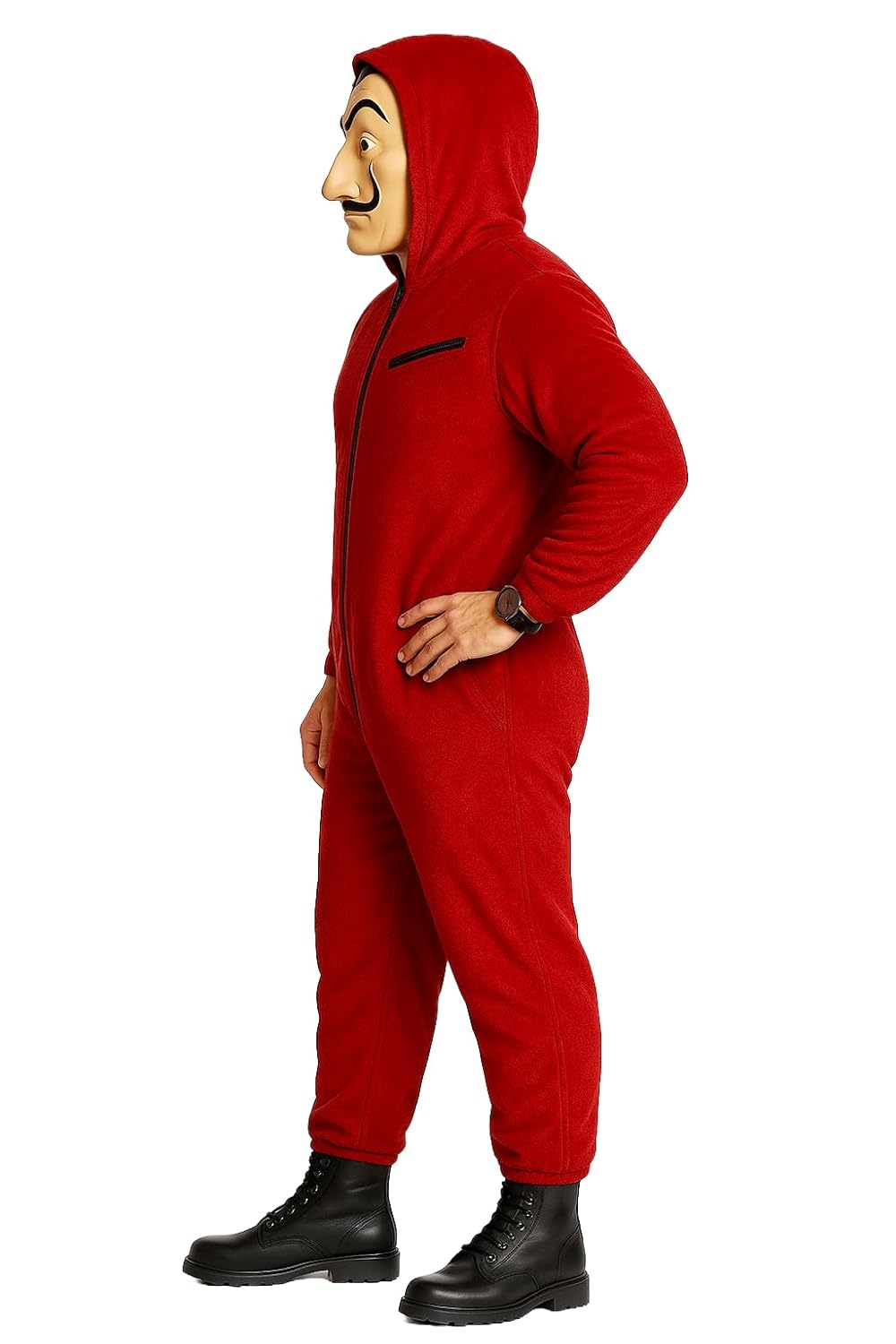 Money Heist Red Jumpsuit with Hood - Cosplay Costume