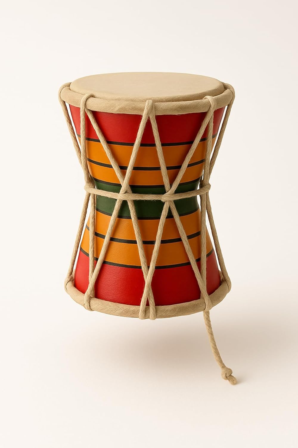 Handmade Big size Damru 5 Inch – Traditional Indian Damru for Lord Shiva Costume Accessories,