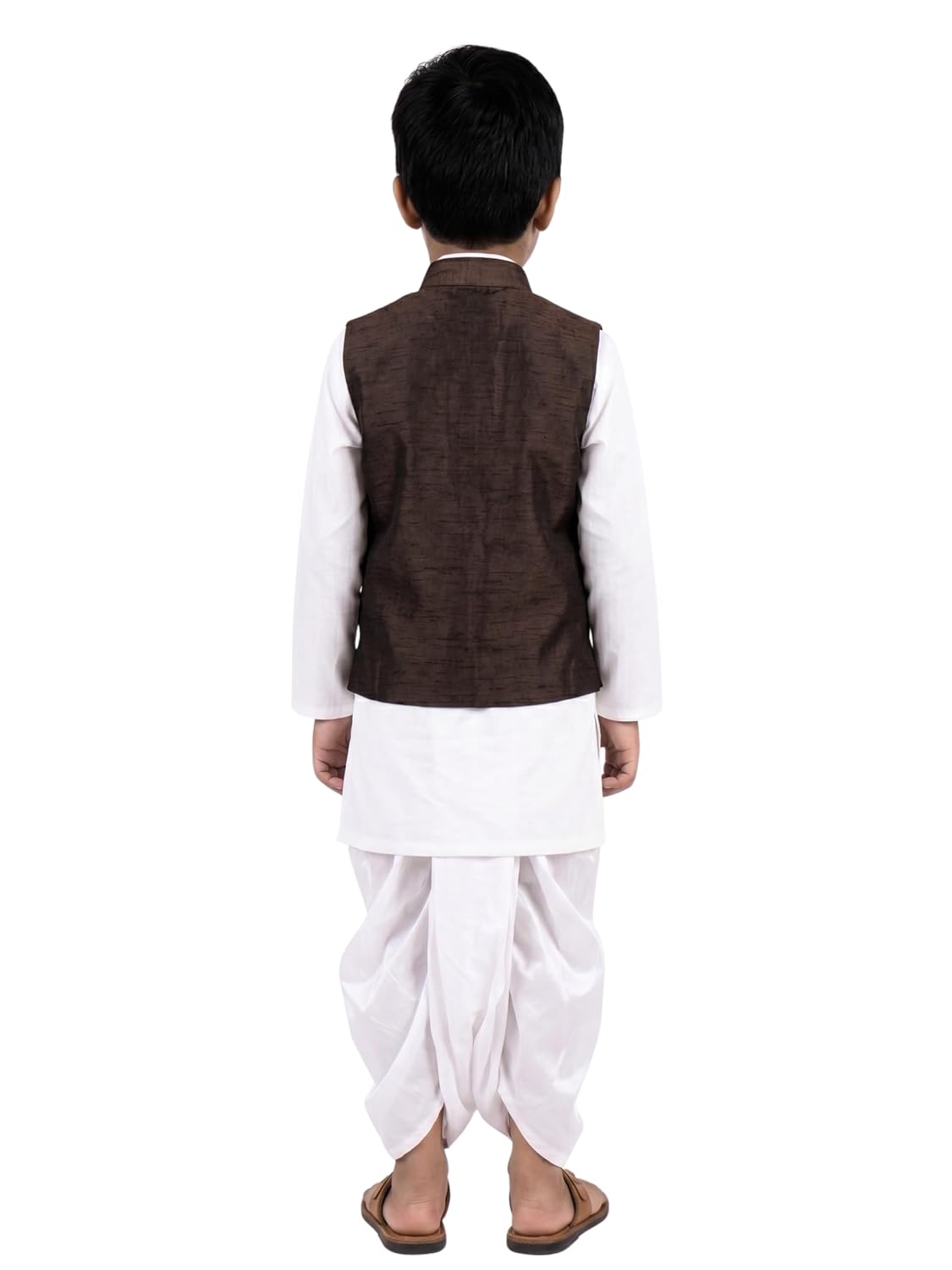 Sardar Vallabhbhai Patel Fancy Dress Costume for Kids | National Leader Costume Set | Kurta, Dhoti, Jacket & Shawl | Independence Day | Republic Day| Boys & Girls