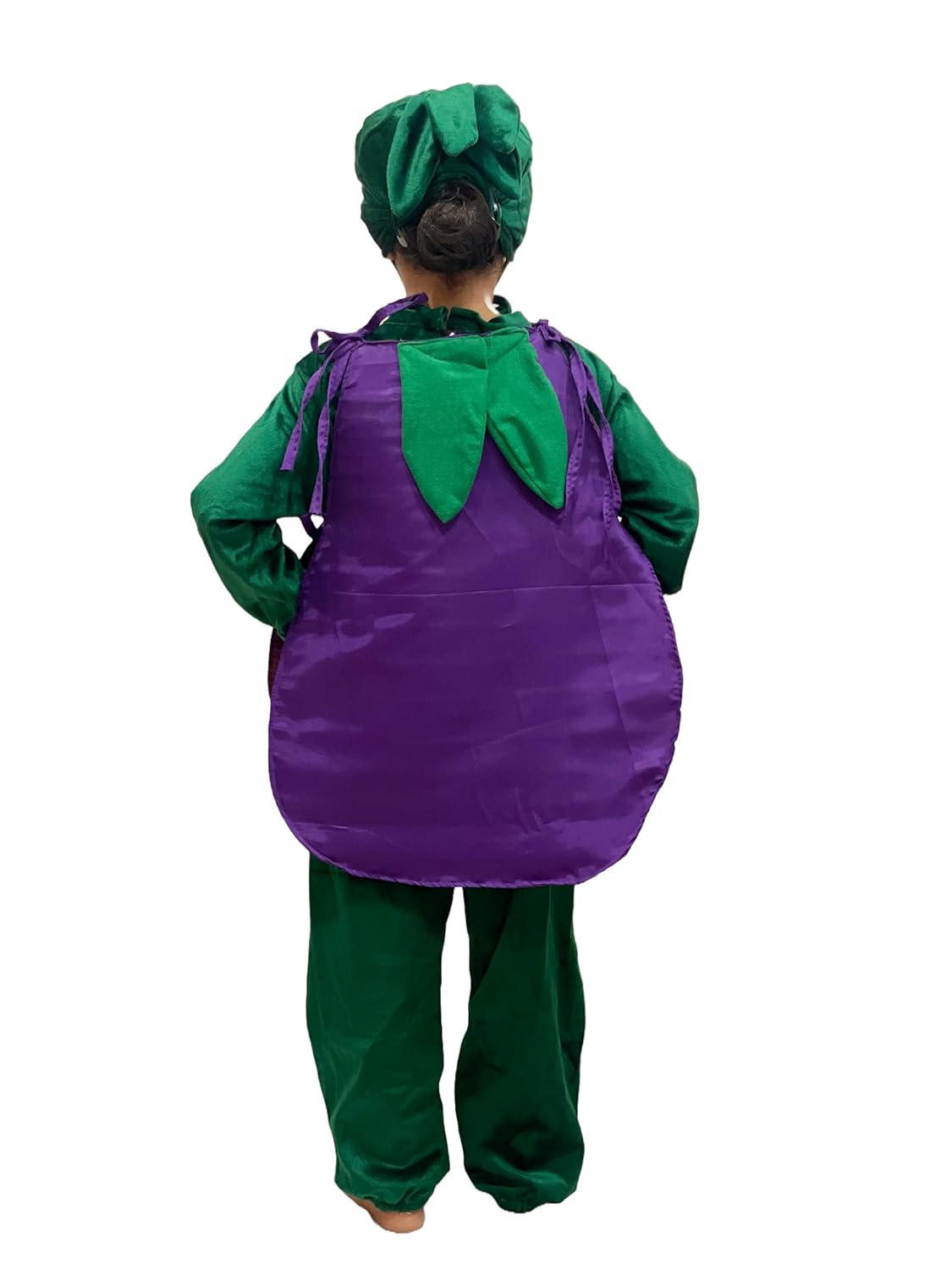 Kids Brinjal (Bengan) Fancy Dress Costume | Purple Eggplant Outfit