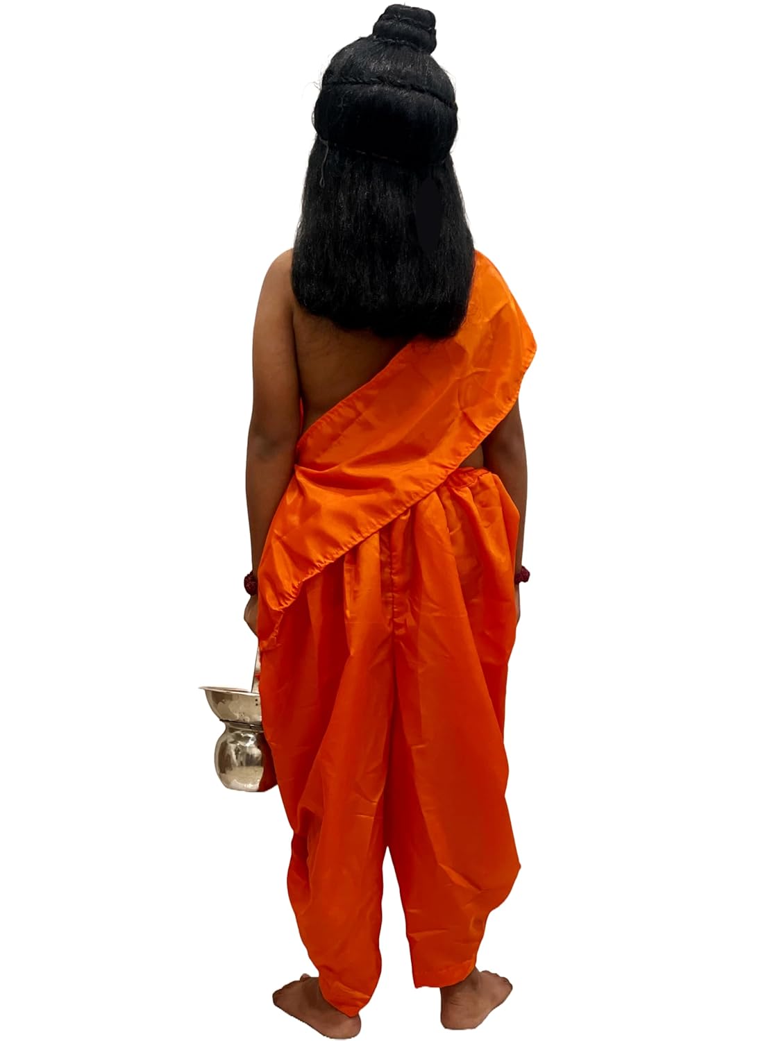 SHIV VESH BHUSHA Sadhu Sant & Brahman Costume for Kids | Indian Saint Fancy Dress for Boys & Girls | Mythological Character Costume for School Functions & Cultural Events