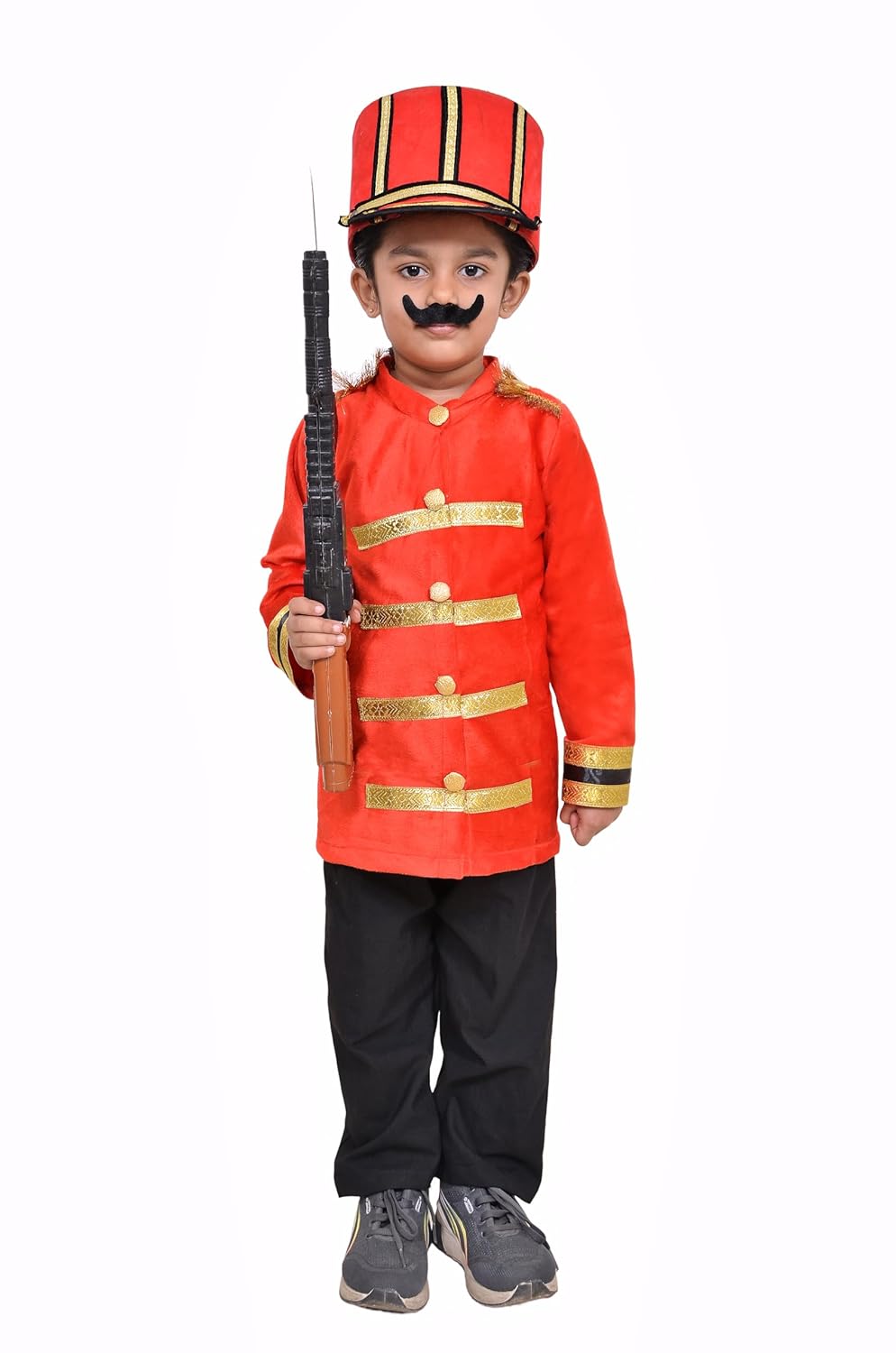 Red British Army Uniform|Kids British Army Soldier Costume-without Toy Rifle