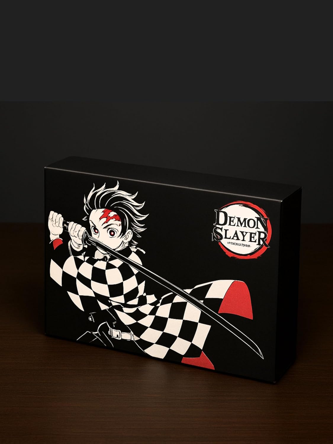 Tanjiro Kamado Kimono with Earrings for Cosplay | Demon-Inspired Costume for Anime Fans  with Premium Gift Box