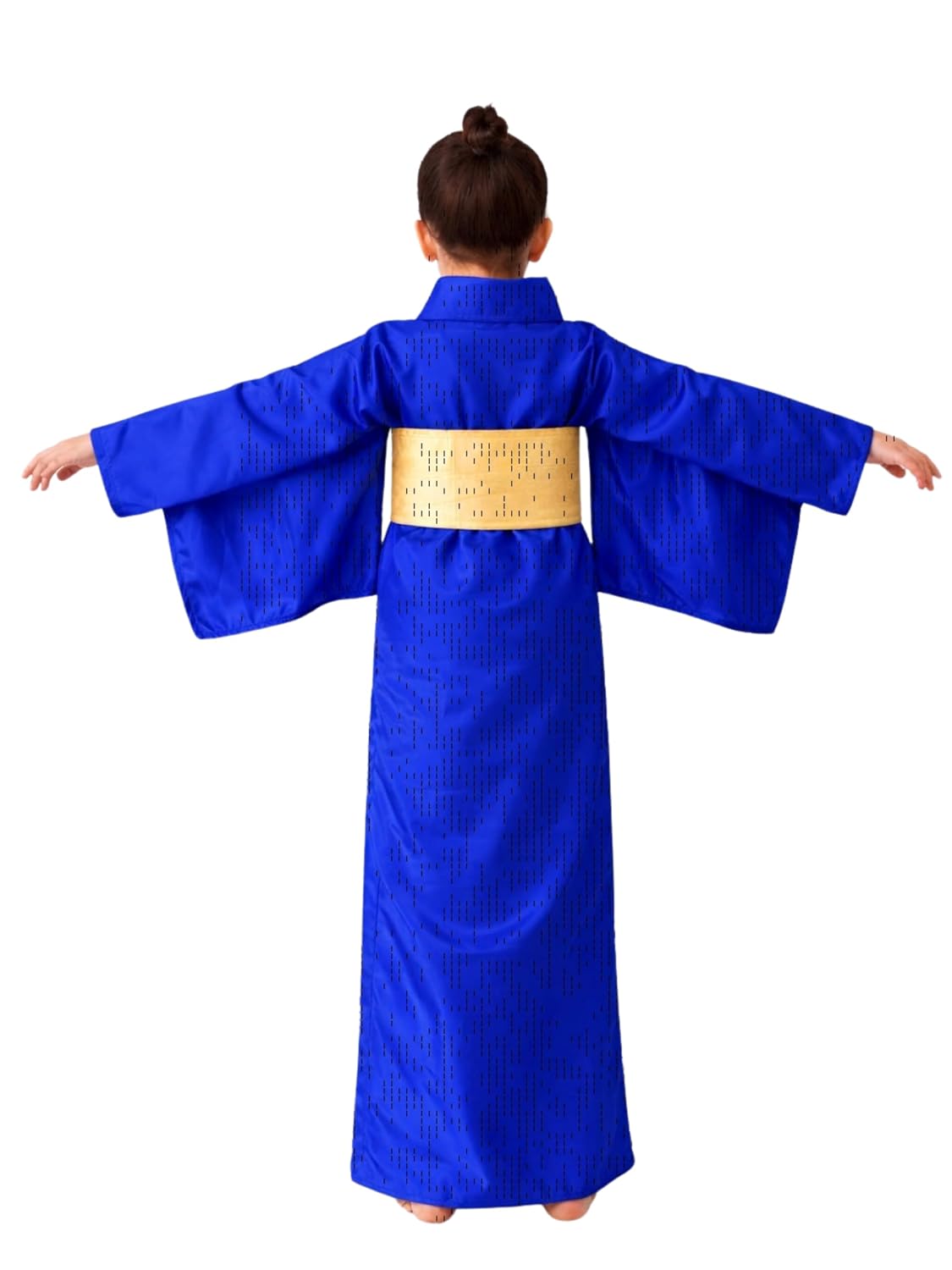 Japanese Kimono Costume with Belt for Kids & Adults | Traditional Japan Cultural Dress | International Country Fancy Dress Outfit |School Event & Cosplay Costume