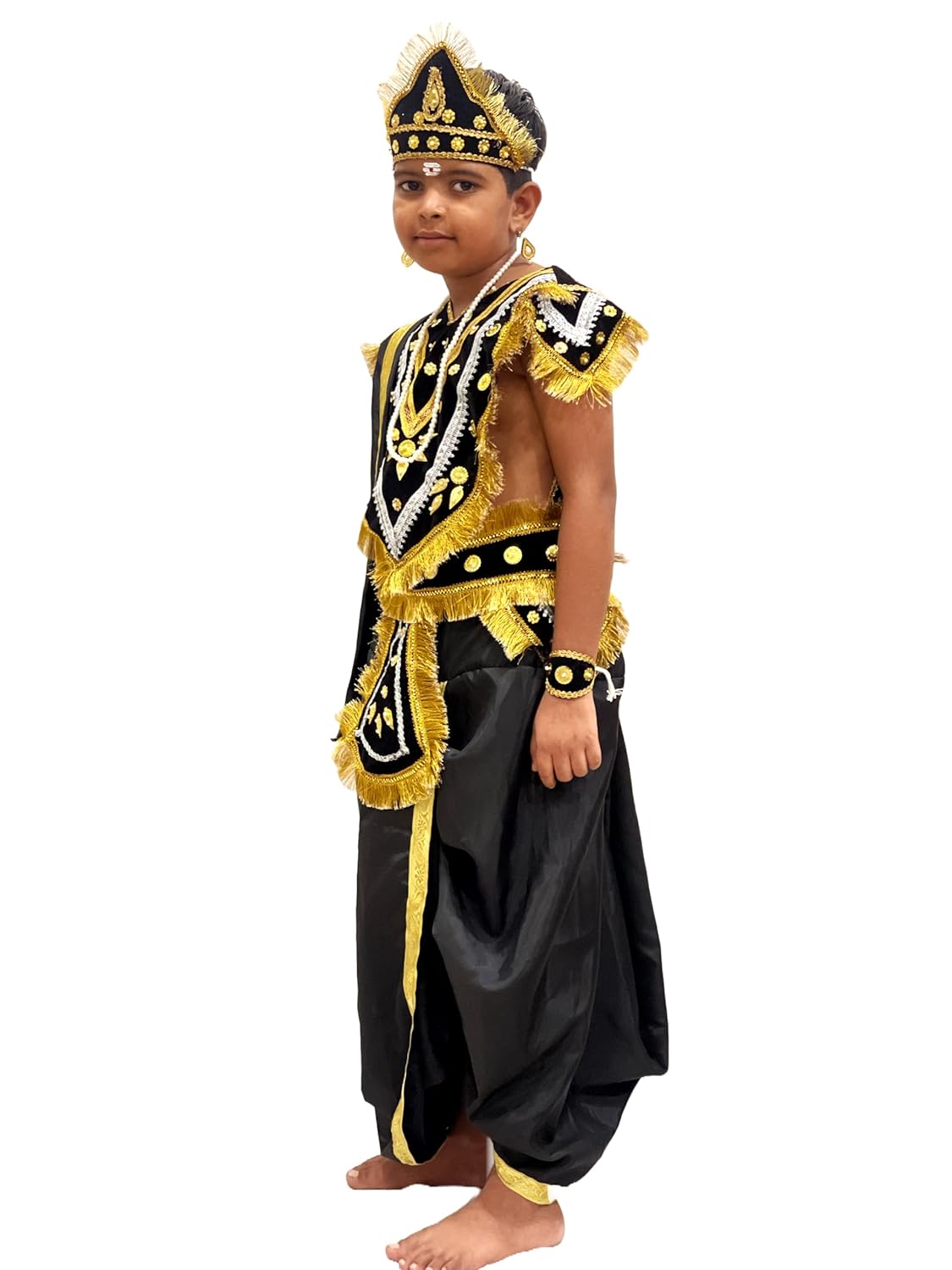 Kids Ravan & Kans Costume | Ravana Kansa Fancy Dress for Boys | Ramayana & Mahabharata Mythological Character Outfit for Fancy Dress Competitions