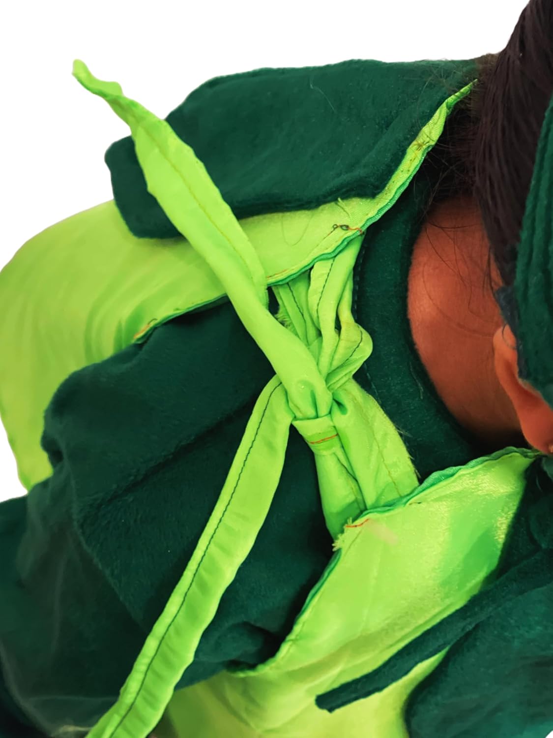 Kids Green Chilli (Hari Mirch) Fancy Dress Costume| bodyshape chilly with green leavy cap