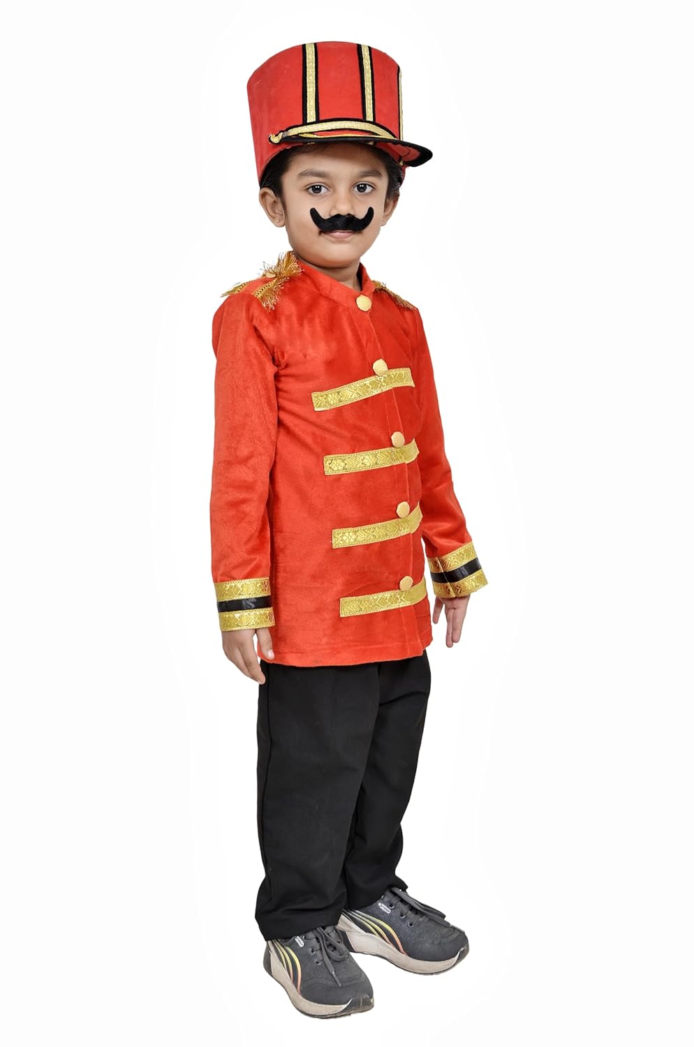 Red British Army Uniform|Kids British Army Soldier Costume-without Toy Rifle