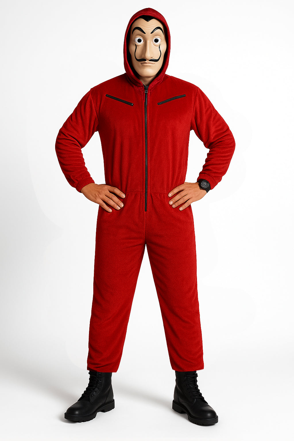 Money Heist Red Jumpsuit with Hood - Cosplay Costume